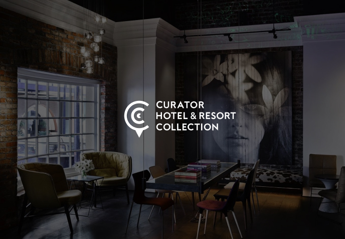 Curator Hotels website screenshot